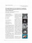 Research paper thumbnail of The sudden death of a 6.6 year old girl due to anaphylactic shock caused by nonruptured echinococcal cysts of the left ventricle and the liver