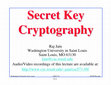 Research paper thumbnail of Secret Key Secret Key Cryptography Cryptography