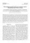 Research paper thumbnail of Phytoremediation potential of some grasses on lead heavy metal in tailing planting media of former tin mining