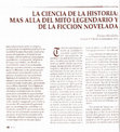 Research paper thumbnail of La ciencia de la Historia: Más allá del mito legendario y de la ficción novelada