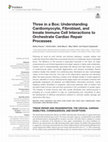 Research paper thumbnail of Three in a Box: Understanding Cardiomyocyte, Fibroblast, and Innate Immune Cell Interactions to Orchestrate Cardiac Repair Processes