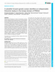 Research paper thumbnail of A zebrafish forward genetic screen identifies an indispensable threonine residue in the kinase domain of PRKD2