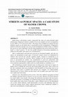 Research paper thumbnail of STREETS AS PUBLIC SPACE OF MA