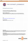 Research paper thumbnail of Community Planning Officials Survey: Understanding the everyday work of local participatory governance in Scotland