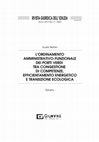 Research paper thumbnail of G. Befani estratto L'ordinamento amministrativo funzionale dei porti verdi tra congestione di competenze, efficientamento energetico e transizione ecologica