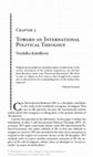 Research paper thumbnail of Towards an International Political Theology