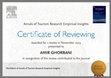 Research paper thumbnail of Elsevier Certificate of Reviewing