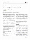 Research paper thumbnail of Acoustic and visual courtship traits in two sympatric marine Gobiidae species – Pomatoschistus microps and Pomatoschistus minutus