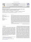 Research paper thumbnail of Functional resources to increase gait speed in people with stroke: Strategies adopted compared to healthy controls