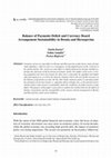 Research paper thumbnail of Balance of Payments Deficit and Currency Board Arrangement Sustainability in Bosnia and Herzegovina