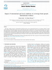 Research paper thumbnail of Impact of international and local conditions on sovereign bond spreads: International evidence