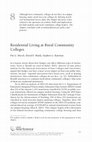 Research paper thumbnail of Residential living at rural community colleges