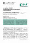 Research paper thumbnail of Improved thermal stability and narrowed line width of photoluminescence from InGaN nanorod by ytterbium doping