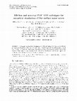 Research paper thumbnail of Efficient and accurate PLIC-VOF techniques for numerical simulations of free surface water waves