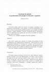 Research paper thumbnail of Cuestiones de método: la problemática del ejemplo en Foucault y Agamben