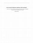 Research paper thumbnail of Can Livestock Production Ameliorate Under nutrition