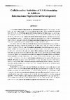 Research paper thumbnail of Collaborative Activities of US Universities to Address International Agricultural Development