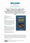 Research paper thumbnail of Ramón F. Llorens García, Mónica Ruiz Bañuls y José Rovira Collado (eds.). Educación literaria y América Latina: retos en la formación lectora. Madrid: Visor Libros, 2022. América Sin Nombre, (29), 180–184.