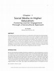 Research paper thumbnail of Social Media in Higher Education