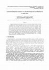 Research paper thumbnail of Transient temporal response of a flexible bridge deck submitted to a single gust