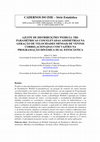 Research paper thumbnail of Ajuste De Distribuições Weibull Tri-Paramétricas Com Elevadas Assimetrias Na Geração De Velocidades Mensais De Ventos Correlacionadas Com Vazões Na Programação Dinâmica Dual Estocástica