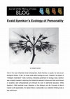 Research paper thumbnail of Evald Ilyenkov’s Ecology of Personality