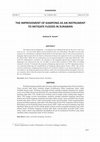 Research paper thumbnail of The Improvement of Kampong as an Instrument to Mitigate Floods in Surabaya