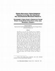 Research paper thumbnail of Persepsi Masyarakat Versus Pemerintah Terhadap Layak Guna Air: Studi Kasus Kali Jagir Kelurahan Ngagelrejo Surabaya