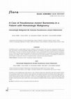 Research paper thumbnail of A Case of Pseudomonas stutzeri Bacteremia in a Patient with Hematologic Malignancy