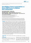 Research paper thumbnail of Novel Multilayer Extreme Learning Machine as a Massive MIMO Receiver for Millimeter Wave Communications