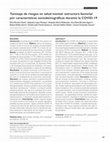 Research paper thumbnail of Tamizaje de riesgos en salud mental: estructura factorial por características sociodemográficas durante la COVID-19