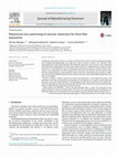 Research paper thumbnail of Photoresist-less patterning of silicone substrates for thick film deposition