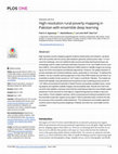 Research paper thumbnail of High-resolution rural poverty mapping in Pakistan with ensemble deep learning