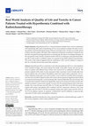 Research paper thumbnail of Real World Analysis of Quality of Life and Toxicity in Cancer Patients Treated with Hyperthermia Combined with Radio(chemo)therapy