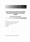 Research paper thumbnail of Veri toplama araçlarının çevirisinde niteliğin arttırılması: Bir aktarım örneği