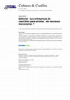 Research paper thumbnail of Les entreprises de coercition para-privées : de nouveaux mercenaires? (Cultures & Conflits)