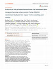 Research paper thumbnail of Protocol for the perioperative outcome risk assessment with computer learning enhancement (Periop ORACLE) randomized study