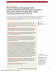 Research paper thumbnail of Effect of Electroencephalography-Guided Anesthetic Administration on Postoperative Delirium Among Older Adults Undergoing Major Surgery