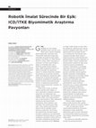 Research paper thumbnail of Robotik İmalat Sürecinde Bir Eşik: ICD/ITKE Biyomimetik Araştırma Pavyonları