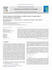 Research paper thumbnail of Anodic oxidation of nitrobenzene on BDD electrode: Variable effects and mechanisms of degradation