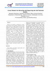 Research paper thumbnail of Green Manure for Restoring and Improving the Soil Nutrients Quality