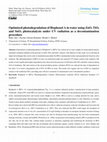 Research paper thumbnail of Optimized photodegradation of Bisphenol A in water using ZnO, TiO&amp;lt;sub&amp;gt;2&amp;lt;/sub&amp;gt; and SnO&amp;lt;sub&amp;gt;2&amp;lt;/sub&amp;gt; photocatalysts under UV radiation as a decontamination procedure