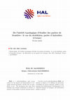 Research paper thumbnail of De l’intérêt typologique d’étudier des parlers de frontière : le cas du drablésien, parler d’Azérables (Creuse)