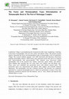 Research paper thumbnail of The Facies and Metamorphism Types Determination of Metamorphic Rock in The Part of Mekongga Complex