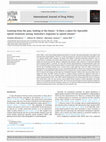 Research paper thumbnail of Learning from the past, looking to the future - Is there a place for injectable opioid treatment among Australia’s responses to opioid misuse?