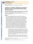 Research paper thumbnail of Correlation of Local Effects of DNA Sequence and Position of β-Alanine Inserts with Polyamide–DNA Complex Binding Affinities and Kinetics