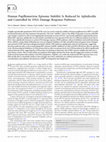 Research paper thumbnail of Human Papillomavirus Episome Stability Is Reduced by Aphidicolin and Controlled by DNA Damage Response Pathways