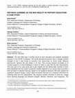 Research paper thumbnail of Distance Learning as the New Reality in Tertiary Education: A Case Study