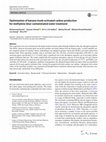 Research paper thumbnail of Optimization of banana trunk-activated carbon production for methylene blue-contaminated water treatment