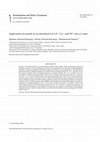 Research paper thumbnail of Application of erionite as an adsorbent for Cd2+, Cu2+, and Pb2+ ions in water